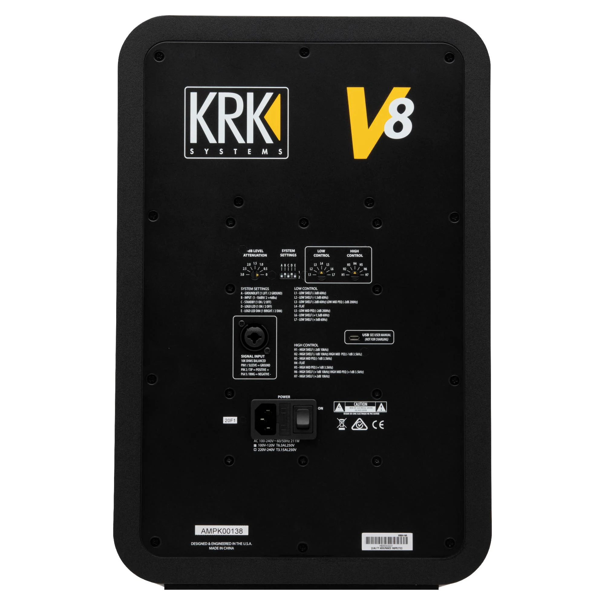 V8 Series 4 Powered Studio Monitor - Image 3
